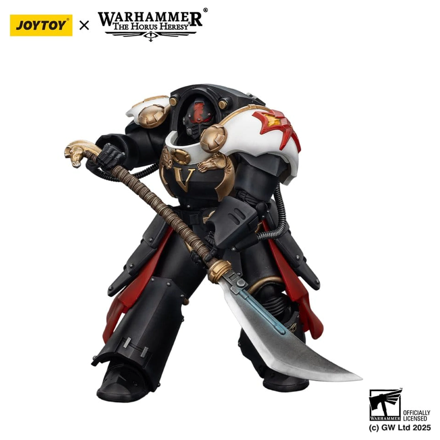 Warhammer The Horus Heresy figurina de actiune White Scars Ebon Keshig Terminator 1 cu Power Glaive 13 cm poza produsului