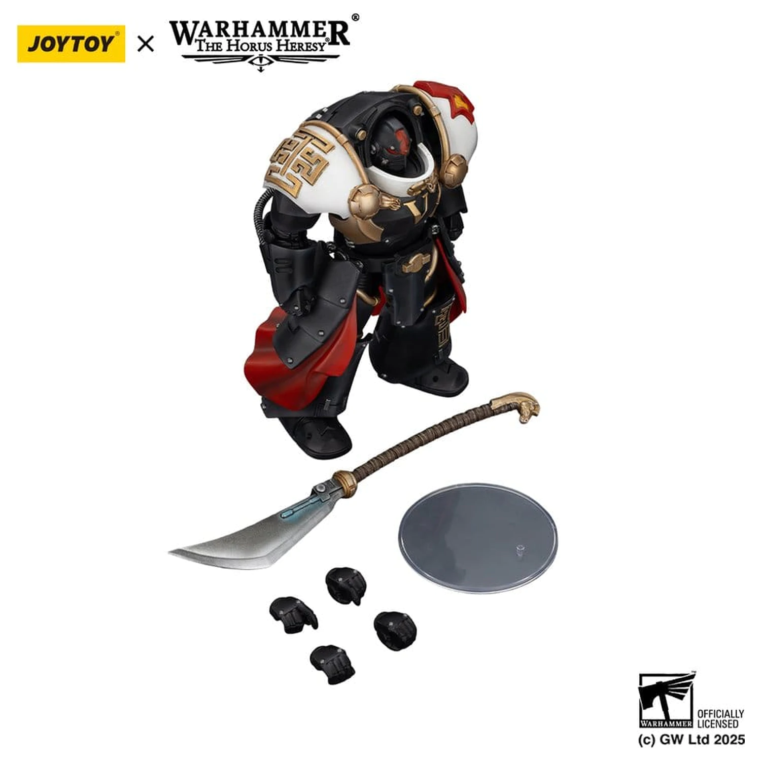 Warhammer The Horus Heresy figurina de actiune White Scars Ebon Keshig Terminator 1 cu Power Glaive 13 cm poza produsului