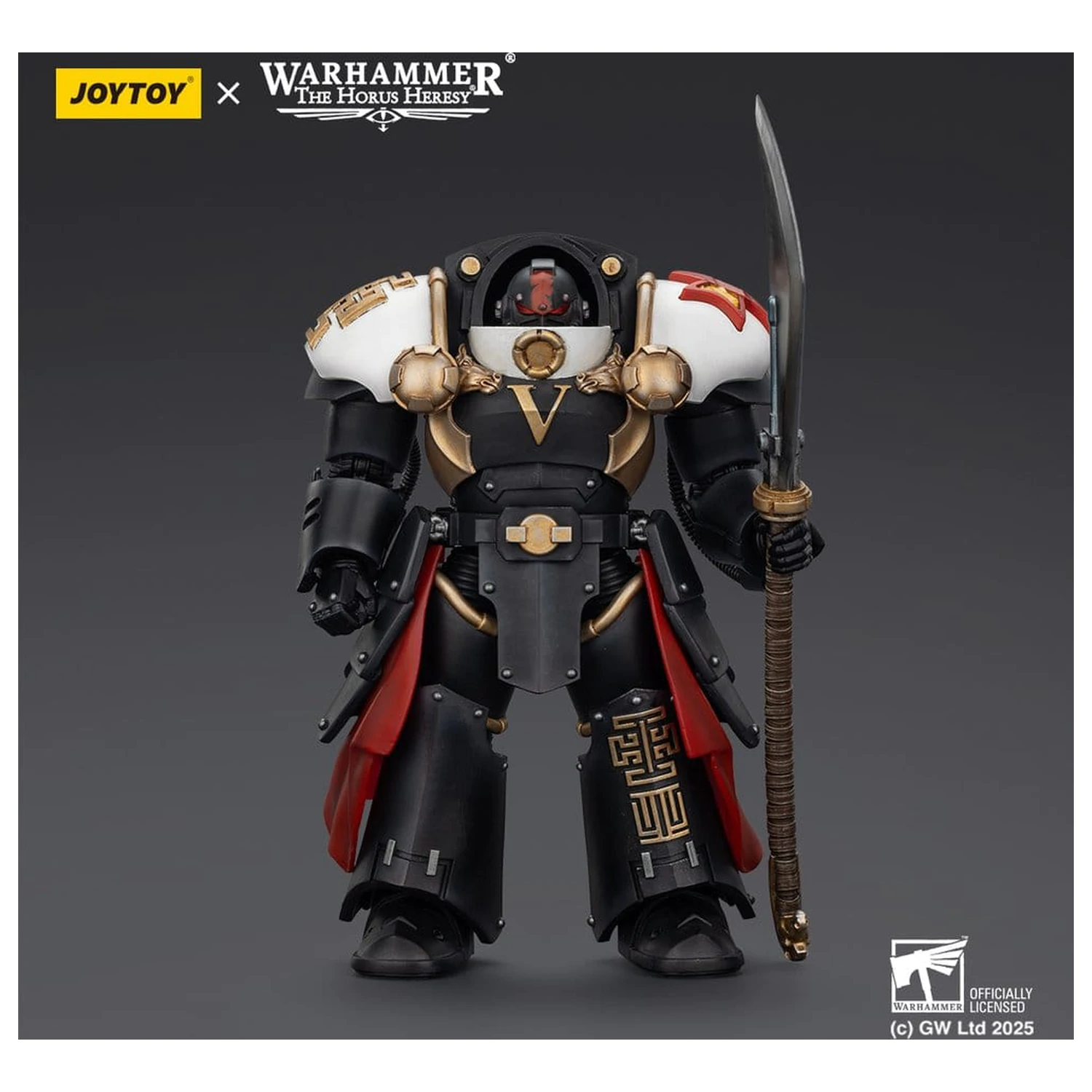 Warhammer The Horus Heresy figurina de actiune White Scars Ebon Keshig Terminator 1 cu Power Glaive 13 cm poza produsului