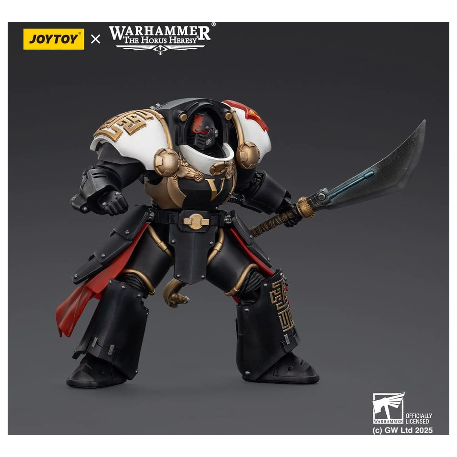 Warhammer The Horus Heresy figurina de actiune White Scars Ebon Keshig Terminator 1 cu Power Glaive 13 cm poza produsului