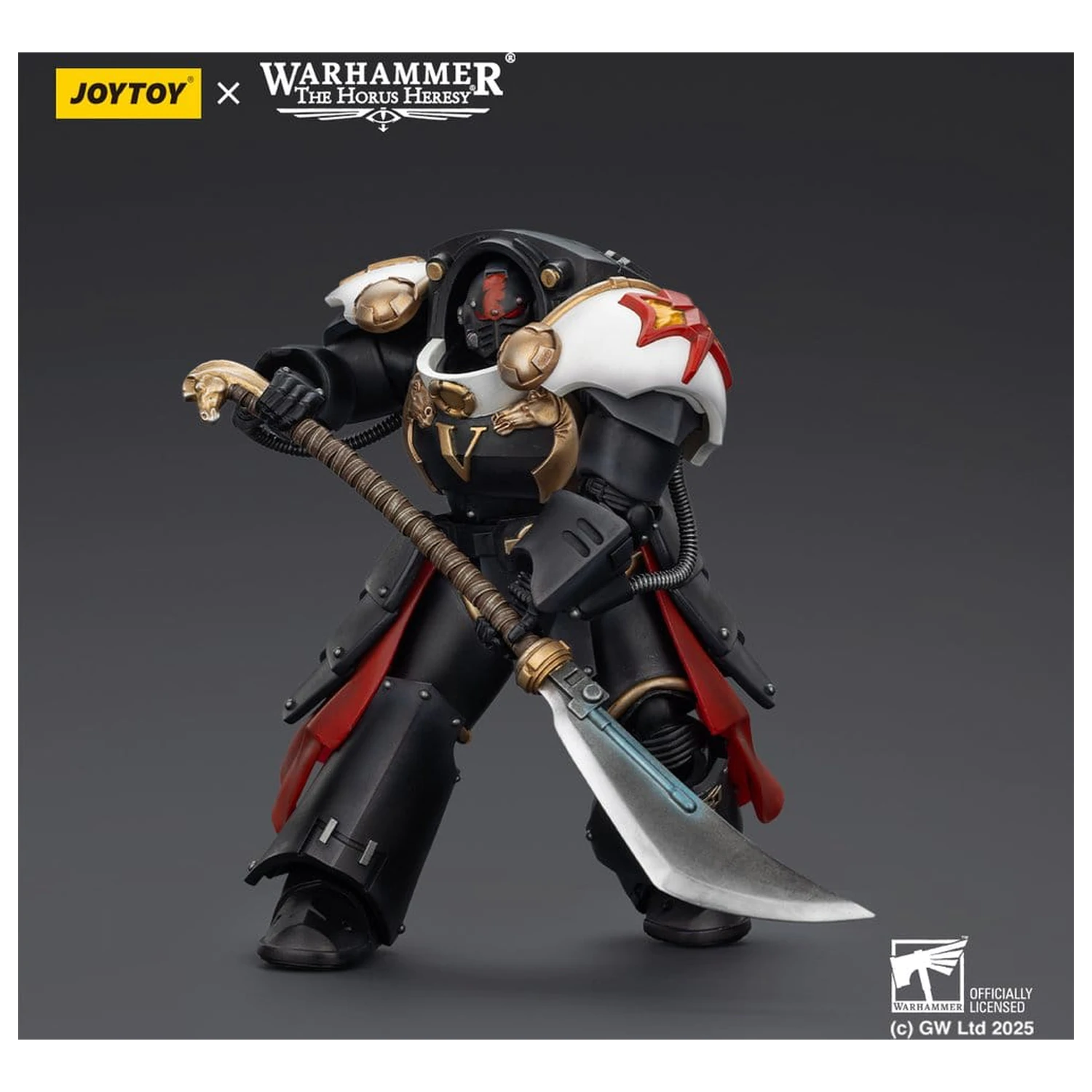 Warhammer The Horus Heresy figurina de actiune White Scars Ebon Keshig Terminator 1 cu Power Glaive 13 cm poza produsului