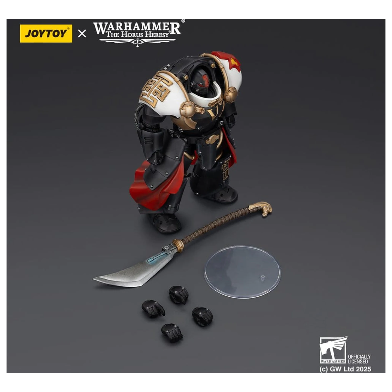 Warhammer The Horus Heresy figurina de actiune White Scars Ebon Keshig Terminator 1 cu Power Glaive 13 cm poza produsului
