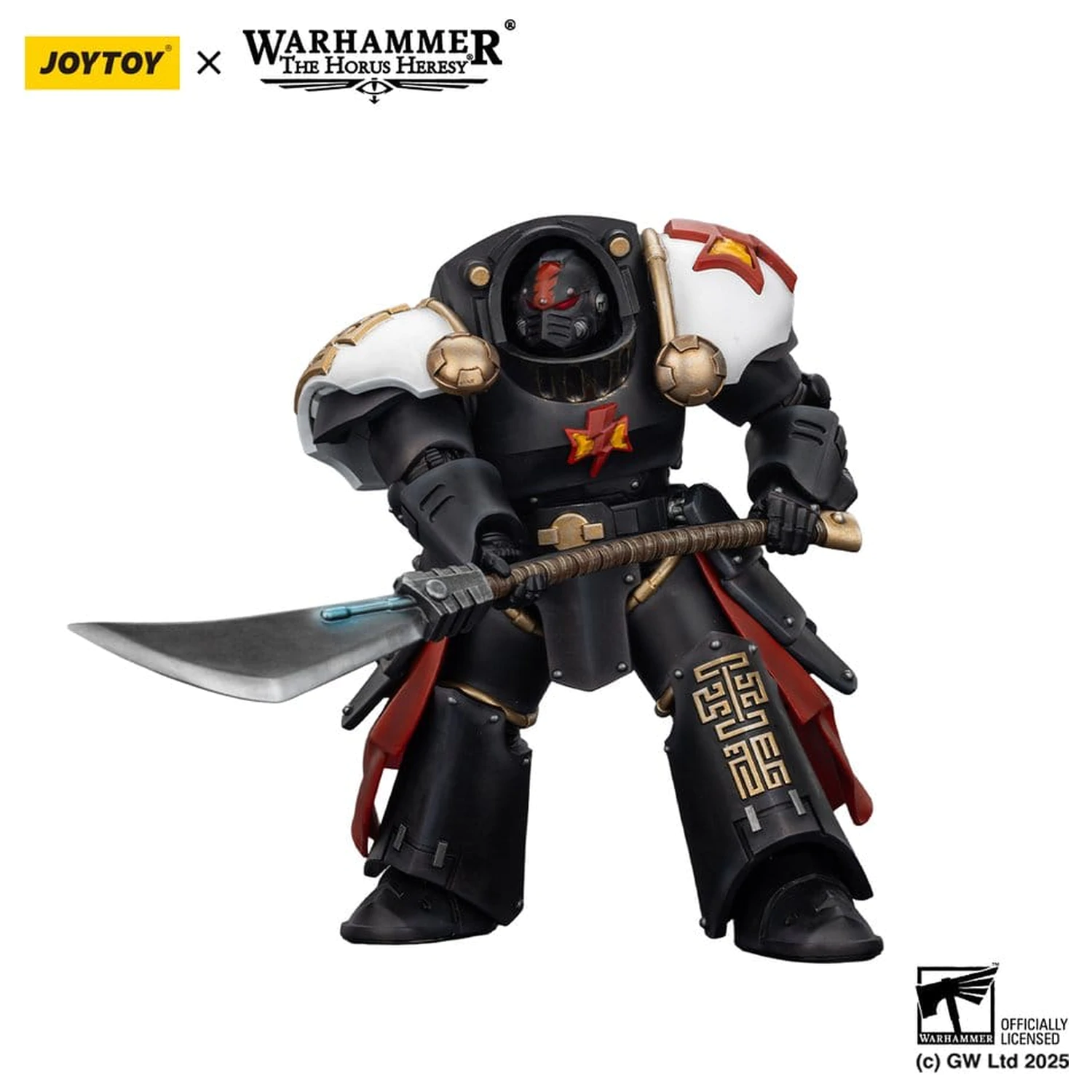 Warhammer The Horus Heresy figurina de actiune White Scars Ebon Keshig Terminator 2 with Power Glaive 13 cm poza produsului