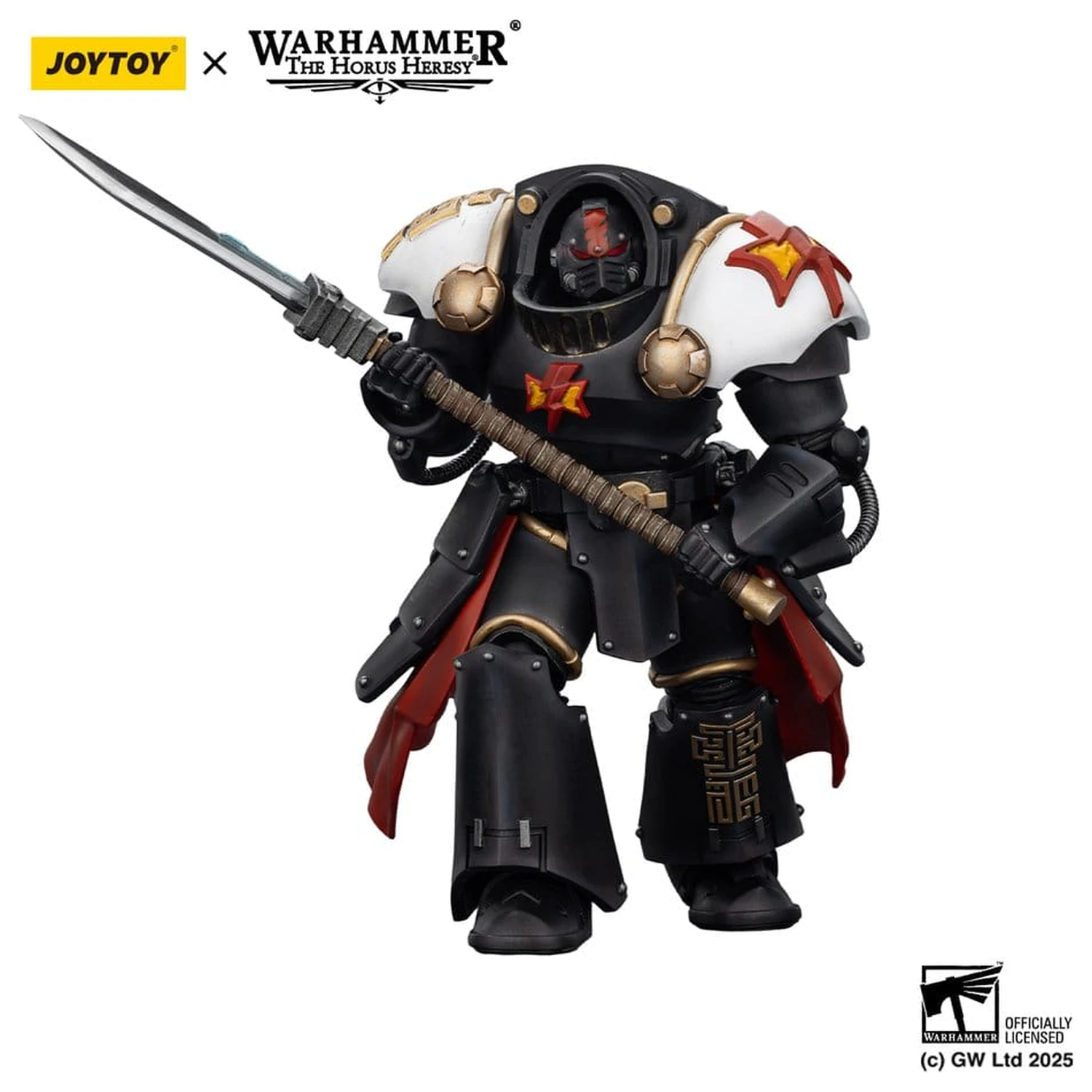Warhammer The Horus Heresy figurina de actiune White Scars Ebon Keshig Terminator 2 with Power Glaive 13 cm poza produsului