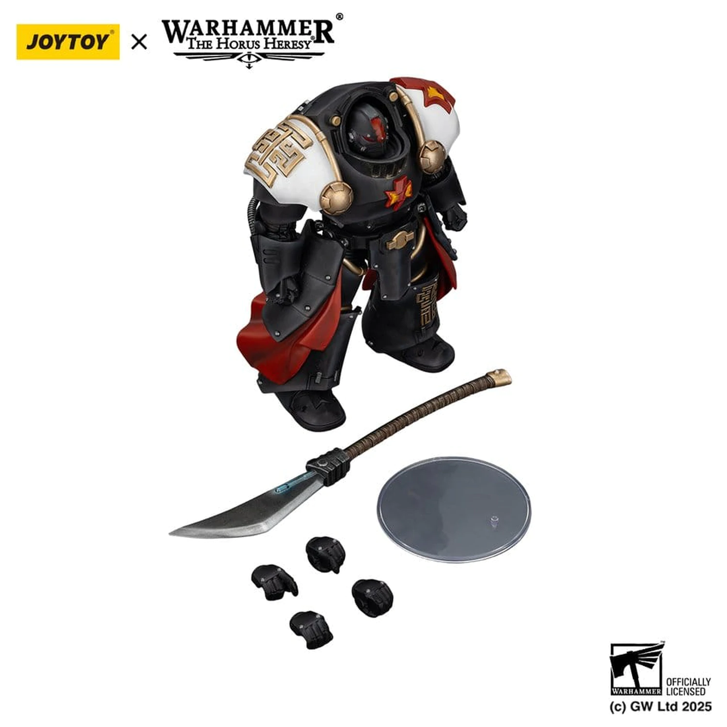 Warhammer The Horus Heresy figurina de actiune White Scars Ebon Keshig Terminator 2 with Power Glaive 13 cm poza produsului