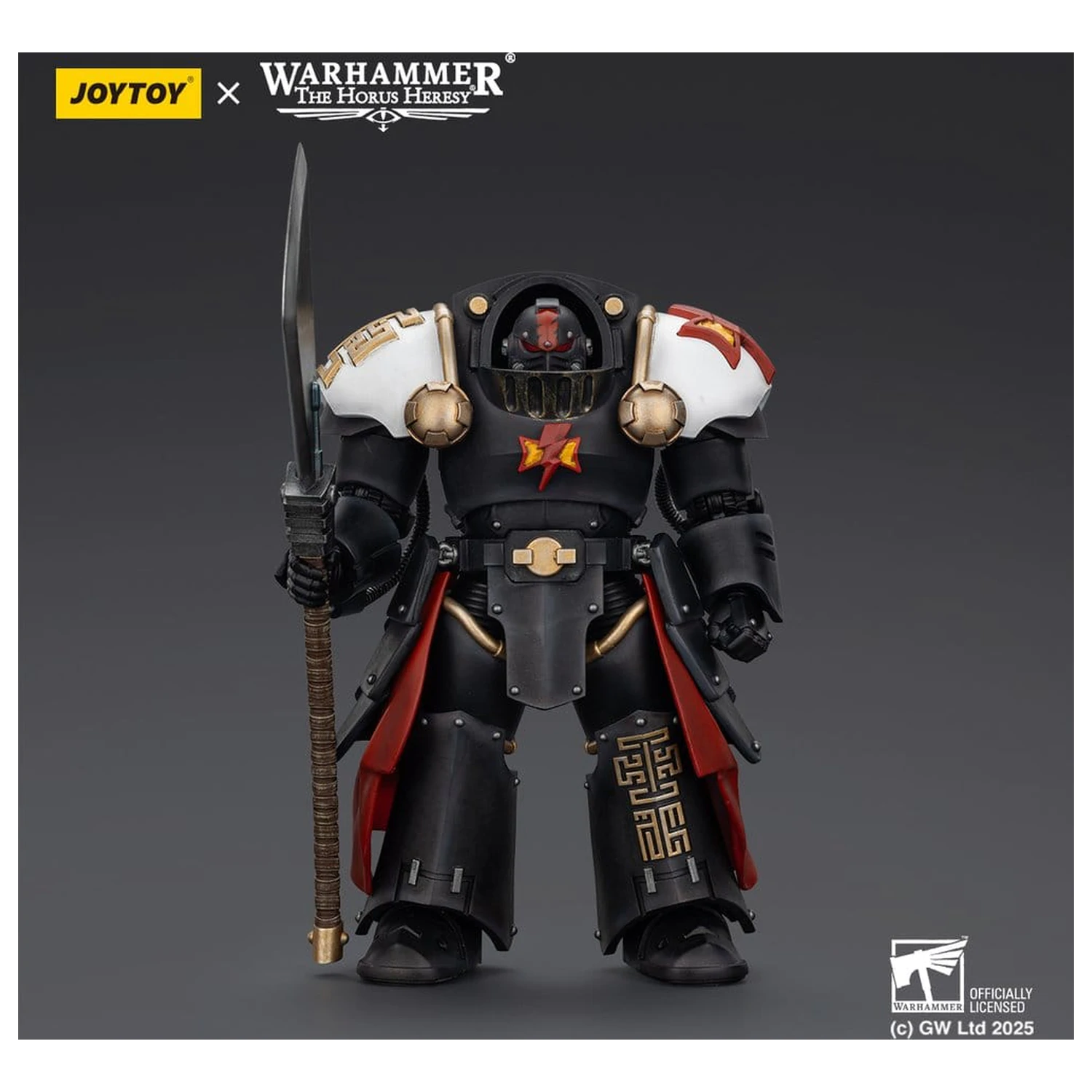 Warhammer The Horus Heresy figurina de actiune White Scars Ebon Keshig Terminator 2 with Power Glaive 13 cm poza produsului