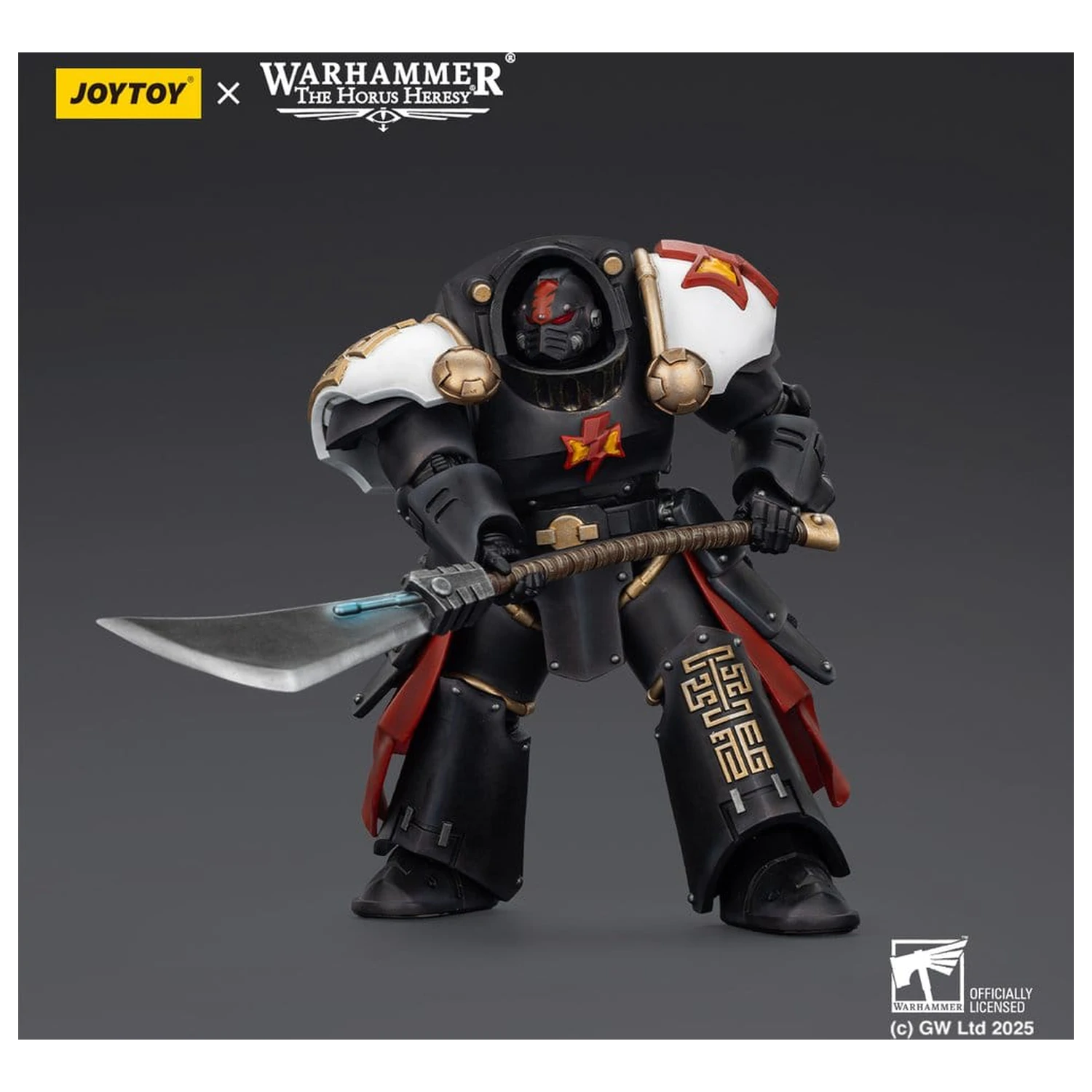 Warhammer The Horus Heresy figurina de actiune White Scars Ebon Keshig Terminator 2 with Power Glaive 13 cm poza produsului