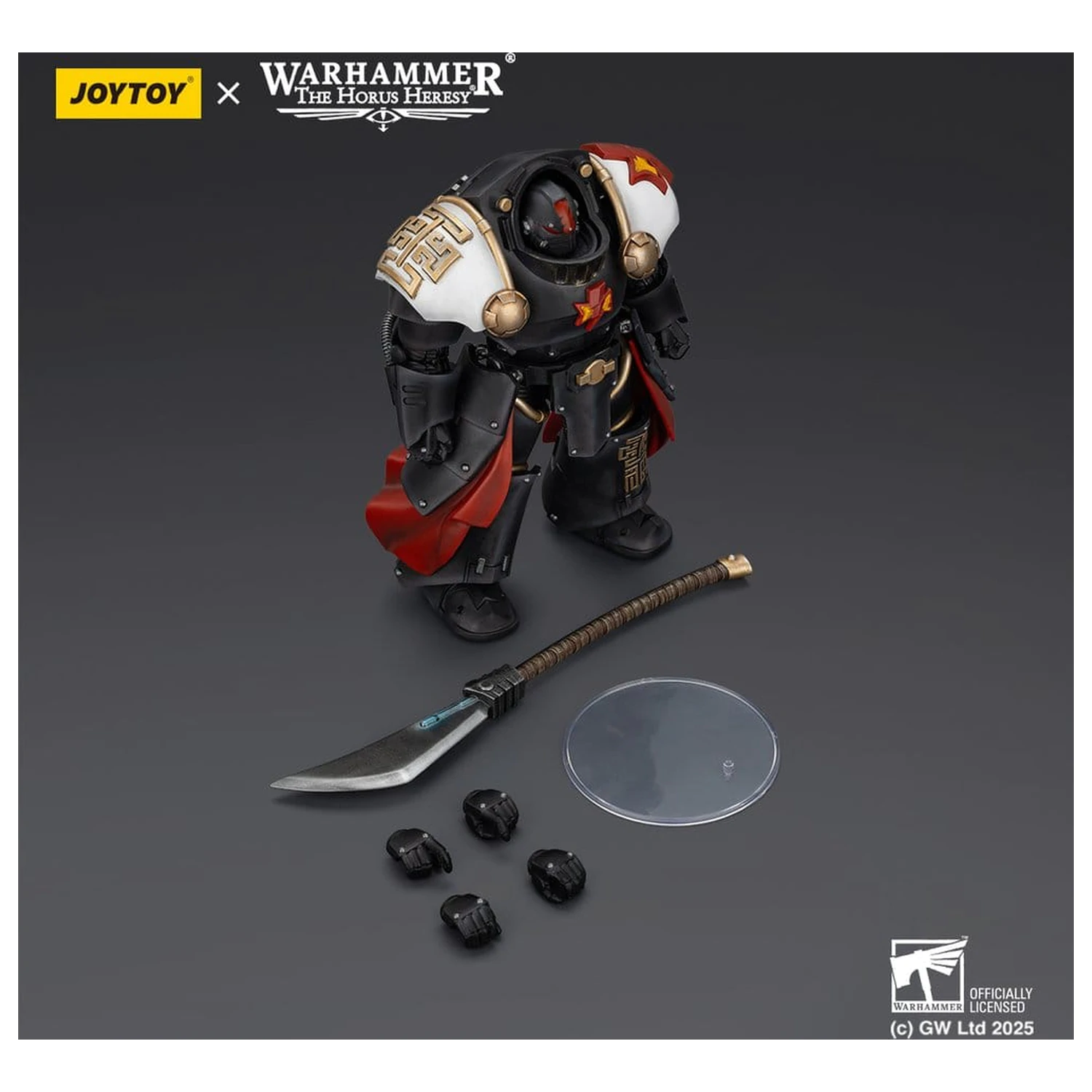 Warhammer The Horus Heresy figurina de actiune White Scars Ebon Keshig Terminator 2 with Power Glaive 13 cm poza produsului