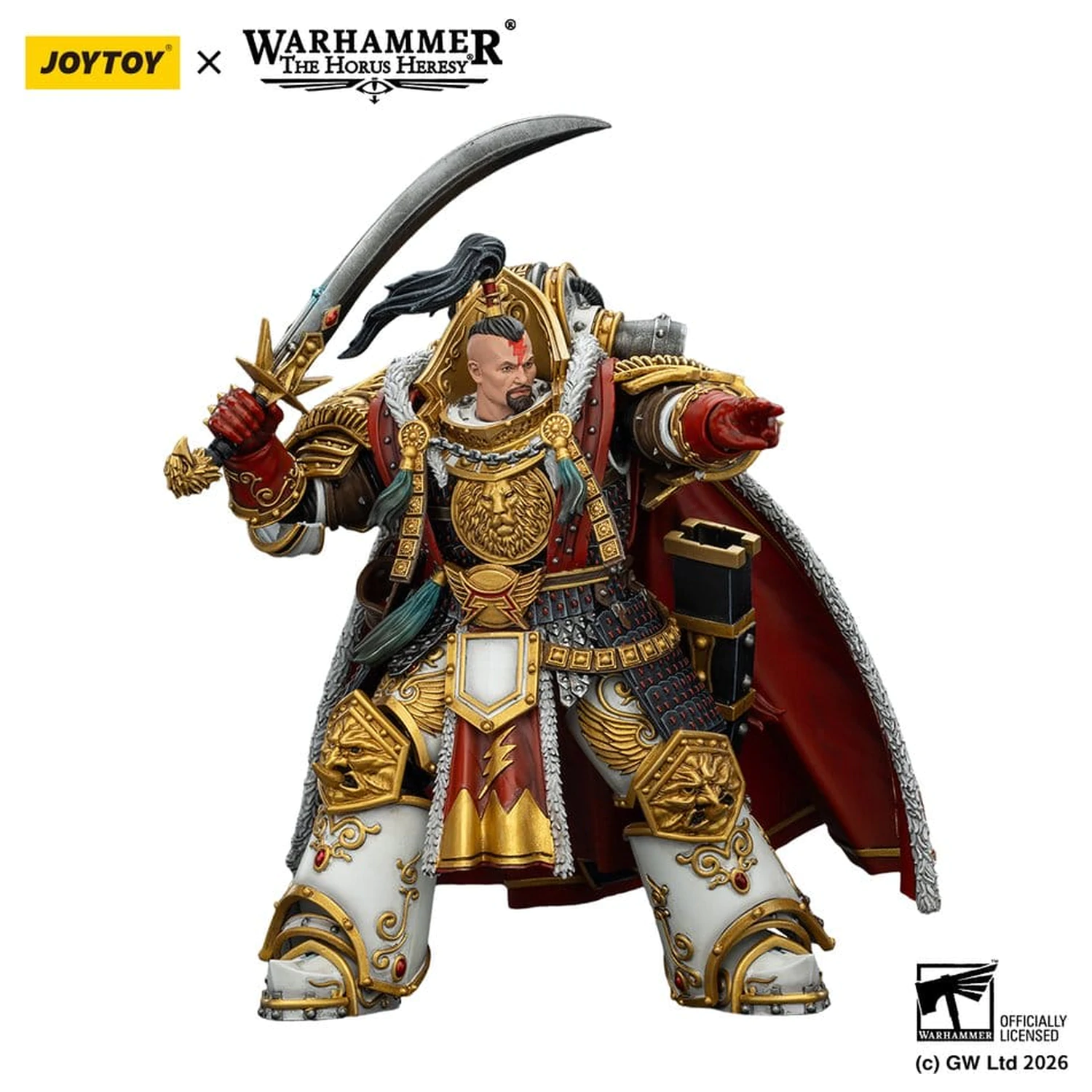 Warhammer The Horus Heresy figurina White Scars Jaghatai Khan Primarch of the Vth Legion 19 cm poza produsului