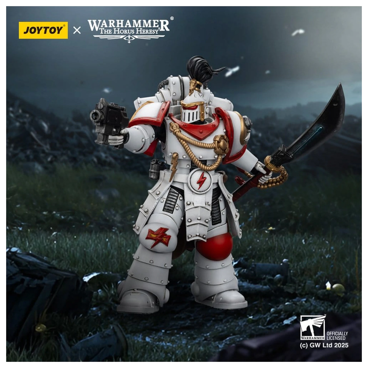Warhammer The Horus Heresy figurina de actiune White Scars Legion Praetor 12 cm poza produsului
