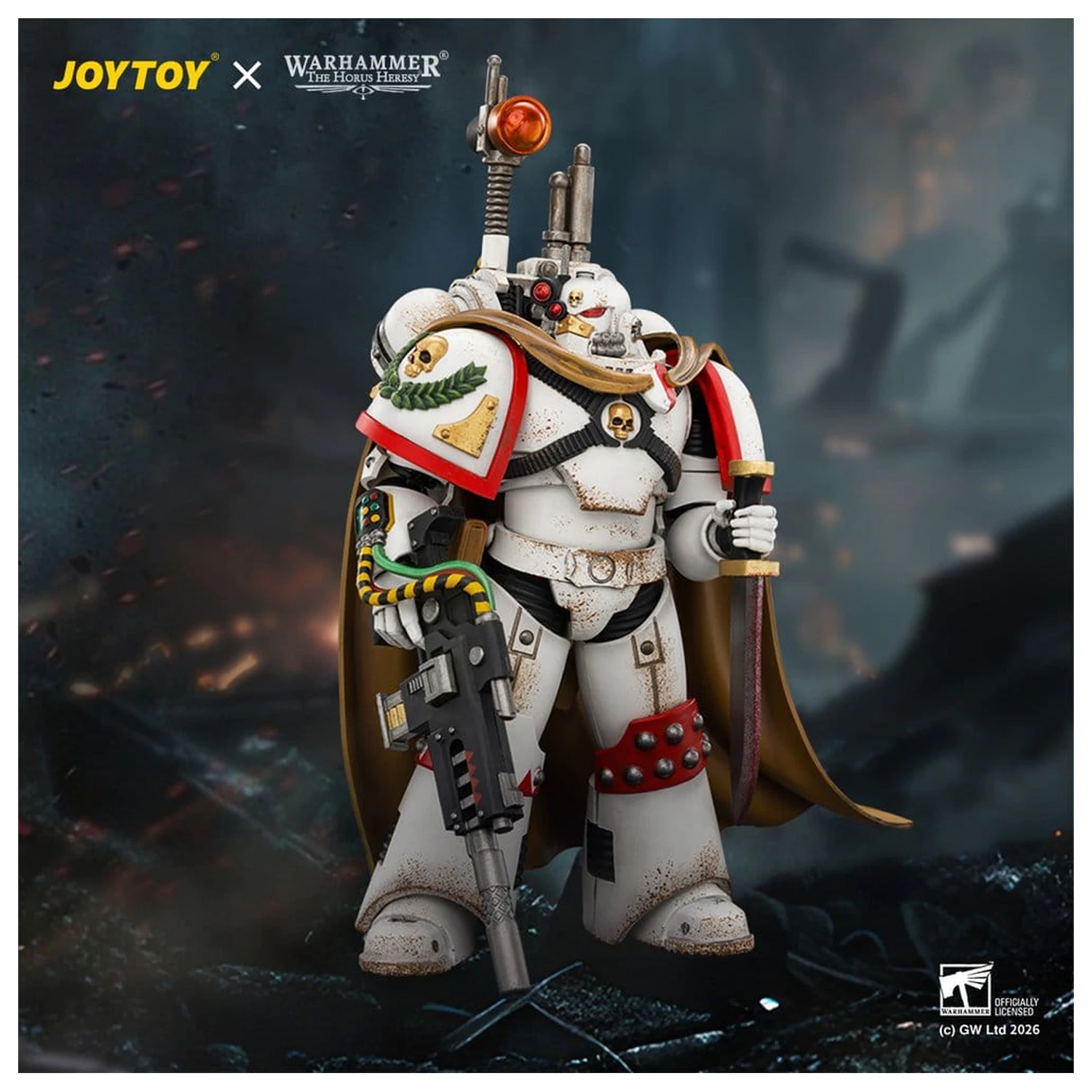 Warhammer The Horus Heresy White Scars Legion Vigilator figurina de actiune 12 cm poza produsului