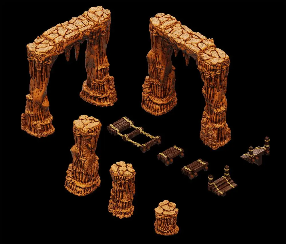 WarLock Tiles Accessory: Poduri Dripstone poza produsului