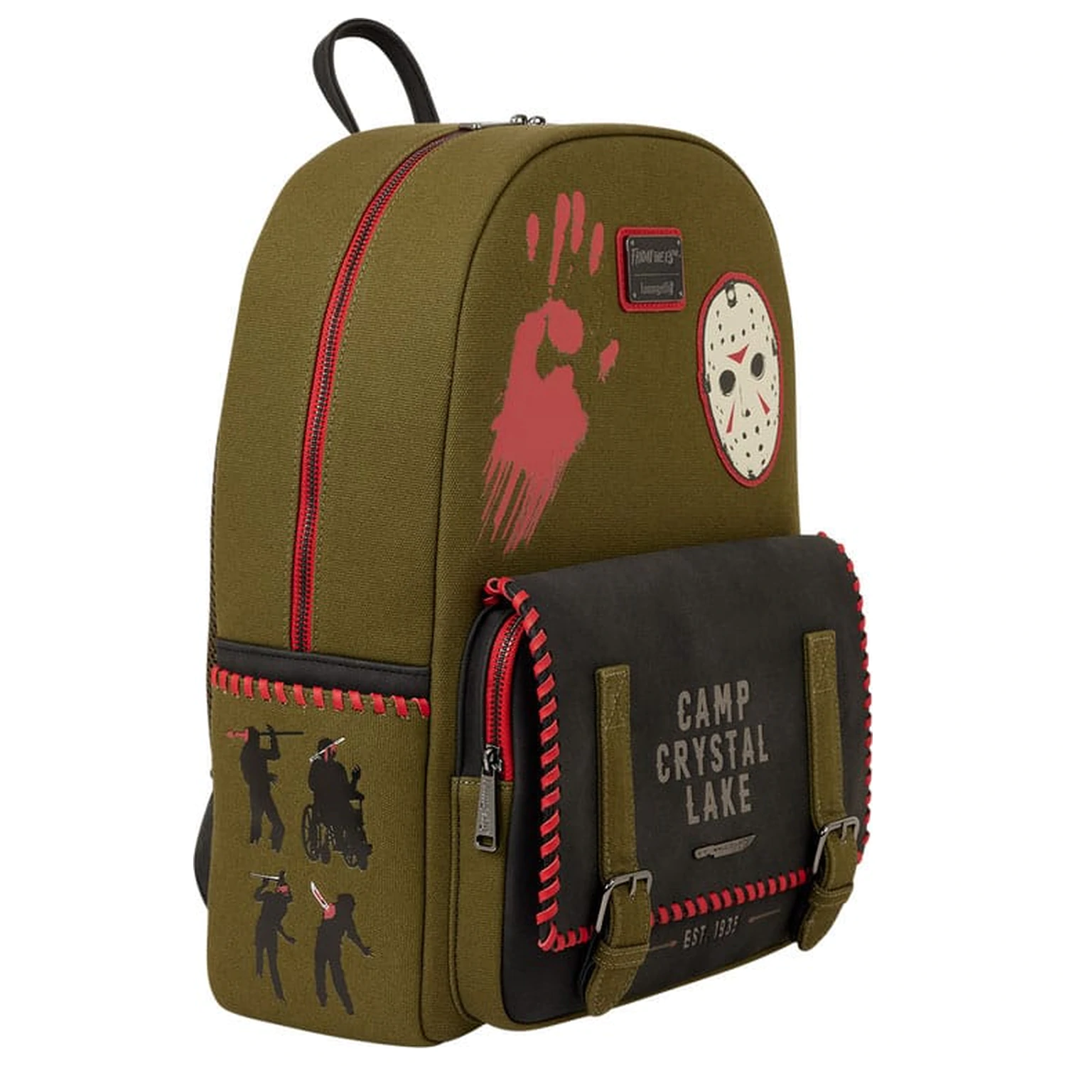 Warner Bros by Loungefly rucsac de marime mare Friday the 13th poza produsului