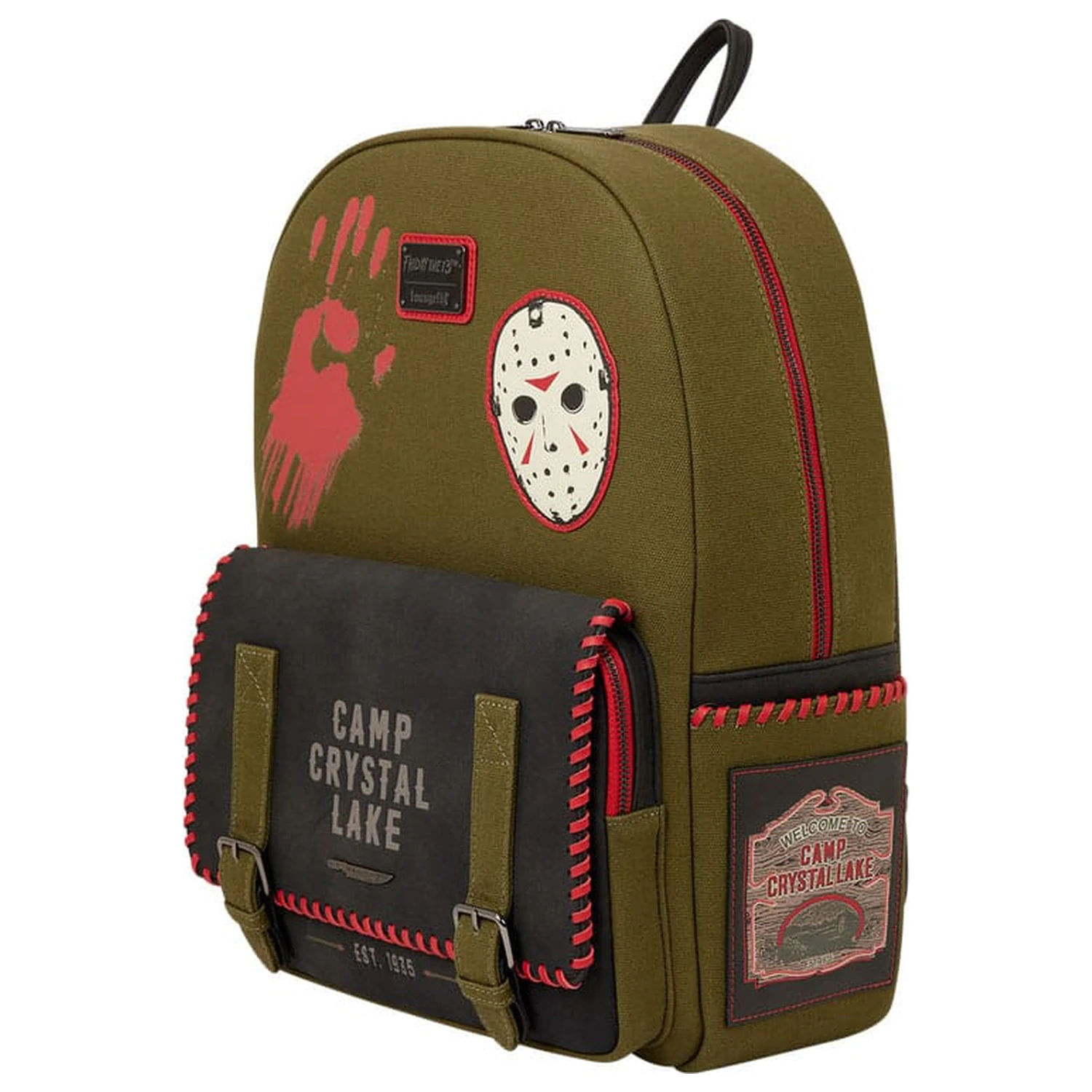 Warner Bros by Loungefly rucsac de marime mare Friday the 13th poza produsului