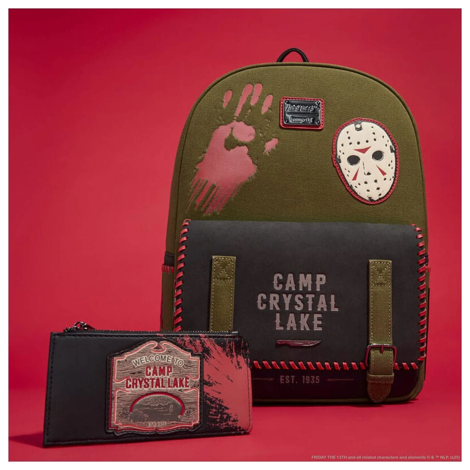 Warner Bros by Loungefly rucsac de marime mare Friday the 13th poza produsului