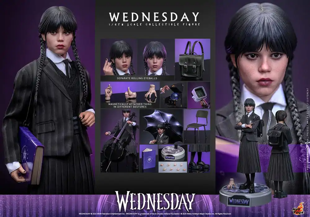 Figurină de acțiune Wednesday 1/6 Wednesday 27 cm poza produsului
