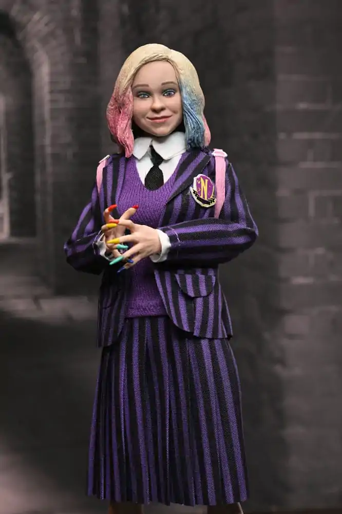 Wednesday Action Figures Set 2 Pack Wednesday Addams (Nevermore Uniform) și Enid 20 cm poza produsului