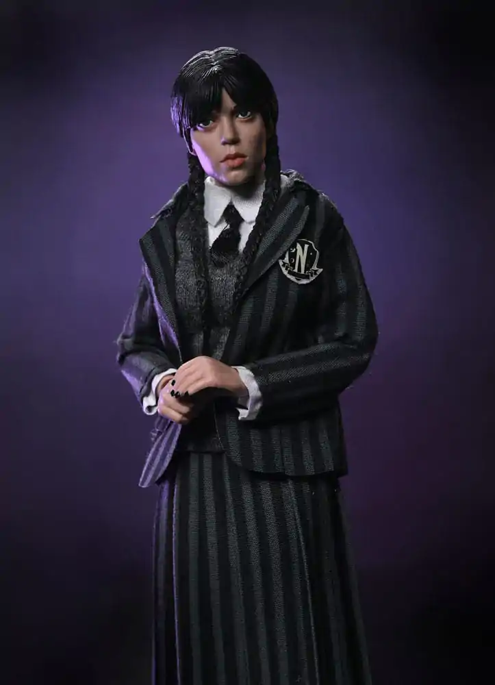 Wednesday Action Figures Set 2 Pack Wednesday Addams (Nevermore Uniform) și Enid 20 cm poza produsului