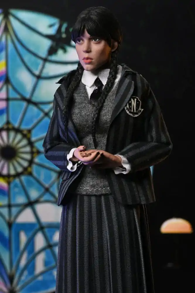 Wednesday Action Figures Set 2 Pack Wednesday Addams (Nevermore Uniform) și Enid 20 cm poza produsului