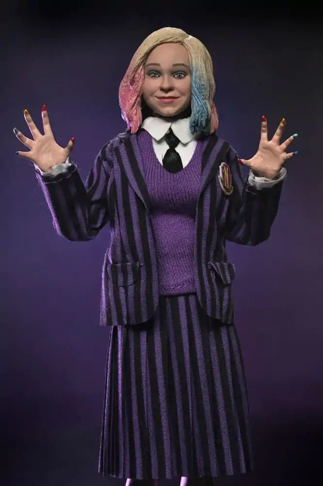 Wednesday Action Figures Set 2 Pack Wednesday Addams (Nevermore Uniform) și Enid 20 cm poza produsului