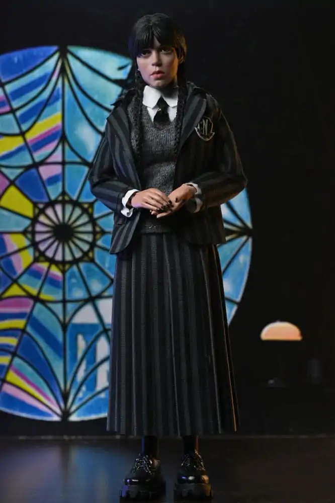 Wednesday Action Figures Set 2 Pack Wednesday Addams (Nevermore Uniform) și Enid 20 cm poza produsului