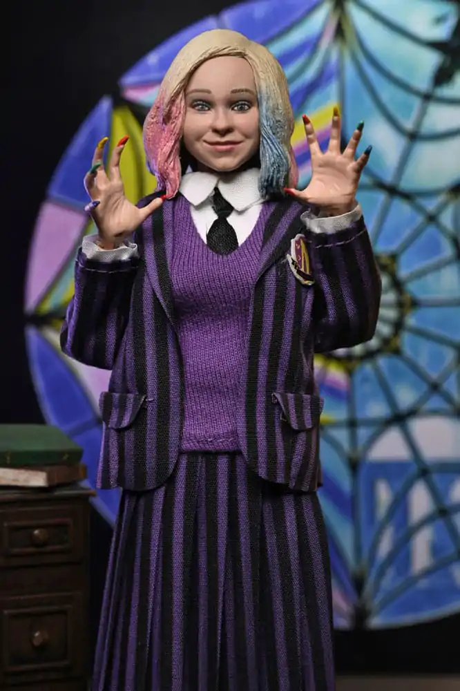 Wednesday Action Figures Set 2 Pack Wednesday Addams (Nevermore Uniform) și Enid 20 cm poza produsului