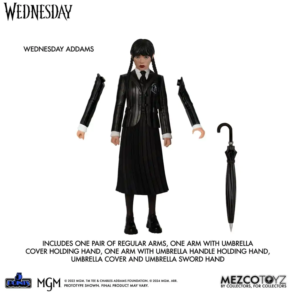 Figurină Wednesday 5 Puncte Wednesday & Enid Set Cutie 10 cm poza produsului