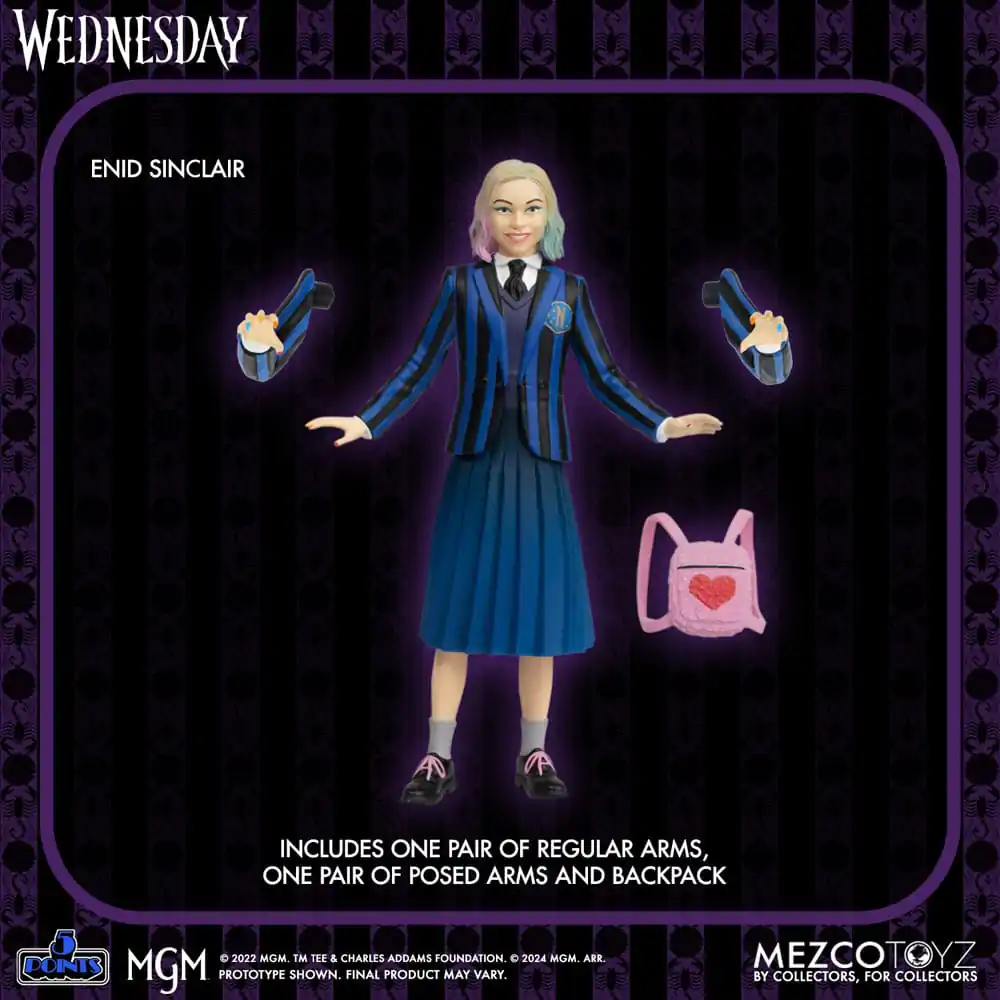 Figurină Wednesday 5 Puncte Wednesday & Enid Set Cutie 10 cm poza produsului