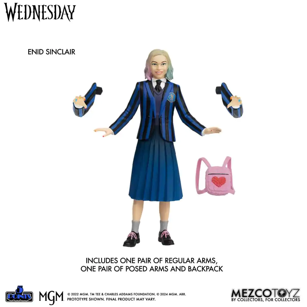 Figurină Wednesday 5 Puncte Wednesday & Enid Set Cutie 10 cm poza produsului