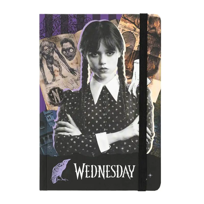 Wednesday Addams caiet premium A5 poza produsului