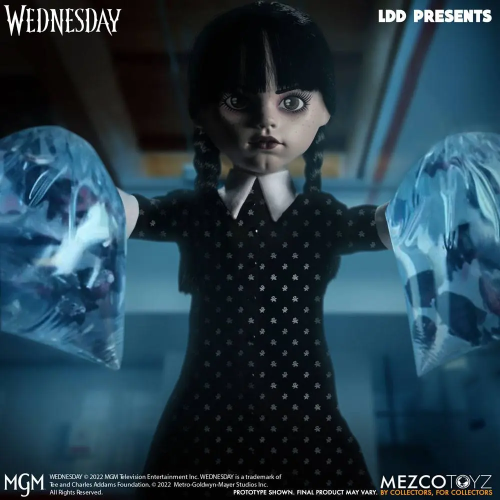 Wednesday Living Dead Dolls Păpușă Wednesday Addams 25 cm poza produsului