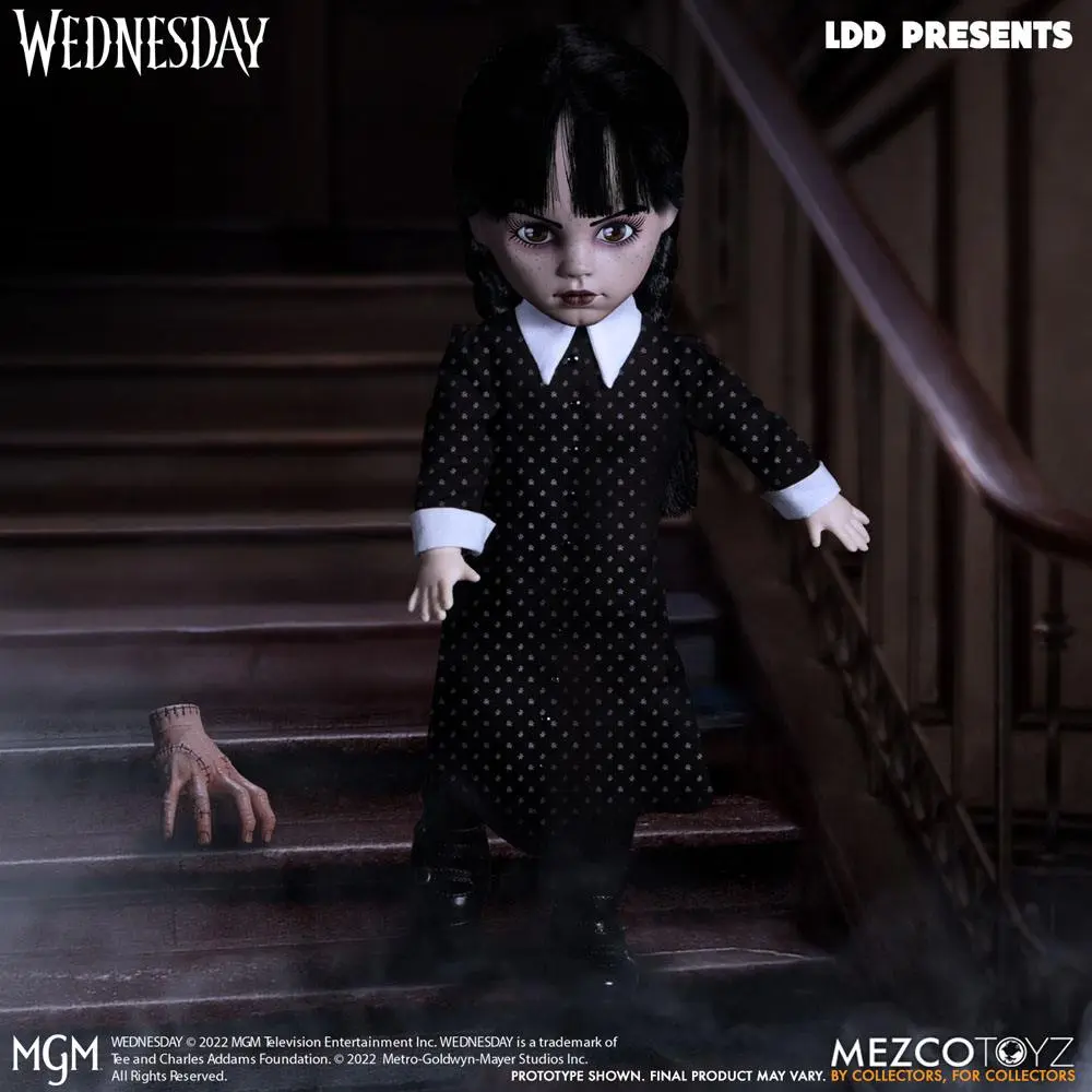 Wednesday Living Dead Dolls Păpușă Wednesday Addams 25 cm poza produsului