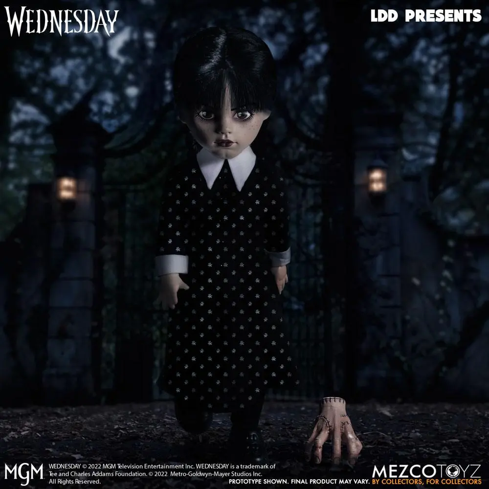 Wednesday Living Dead Dolls Păpușă Wednesday Addams 25 cm poza produsului