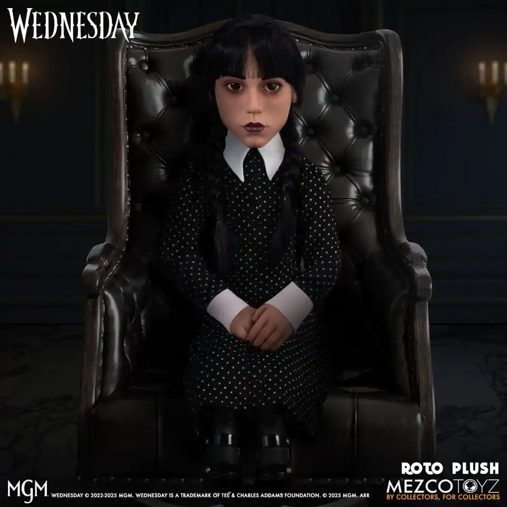 Wednesday MDS Roto Papusa de plus Wednesday 46 cm poza produsului