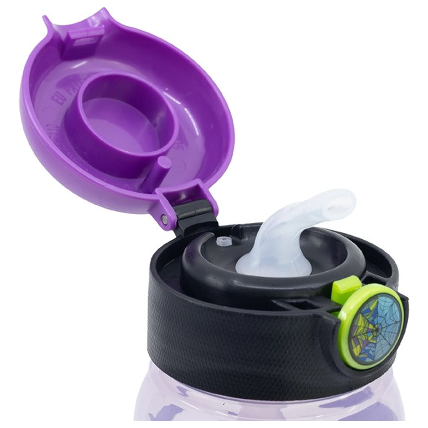 Wednesday Nevermore Academy Plastic Straw Sticla 510 ml poza produsului