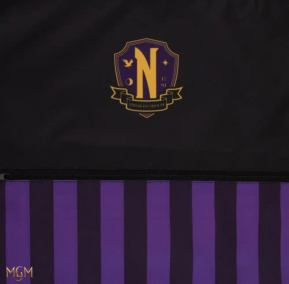 Sac cu șnur Wednesday Nevermore Academy Purple poza produsului