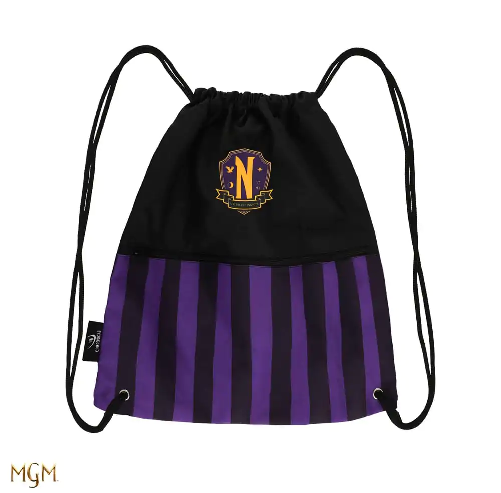 Sac cu șnur Wednesday Nevermore Academy Purple poza produsului