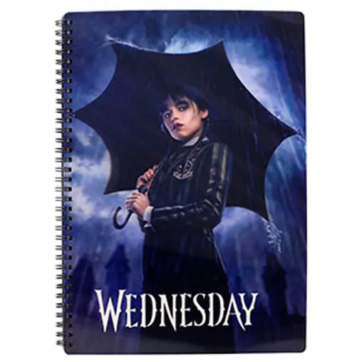 Wednesday rain caiet A4 poza produsului