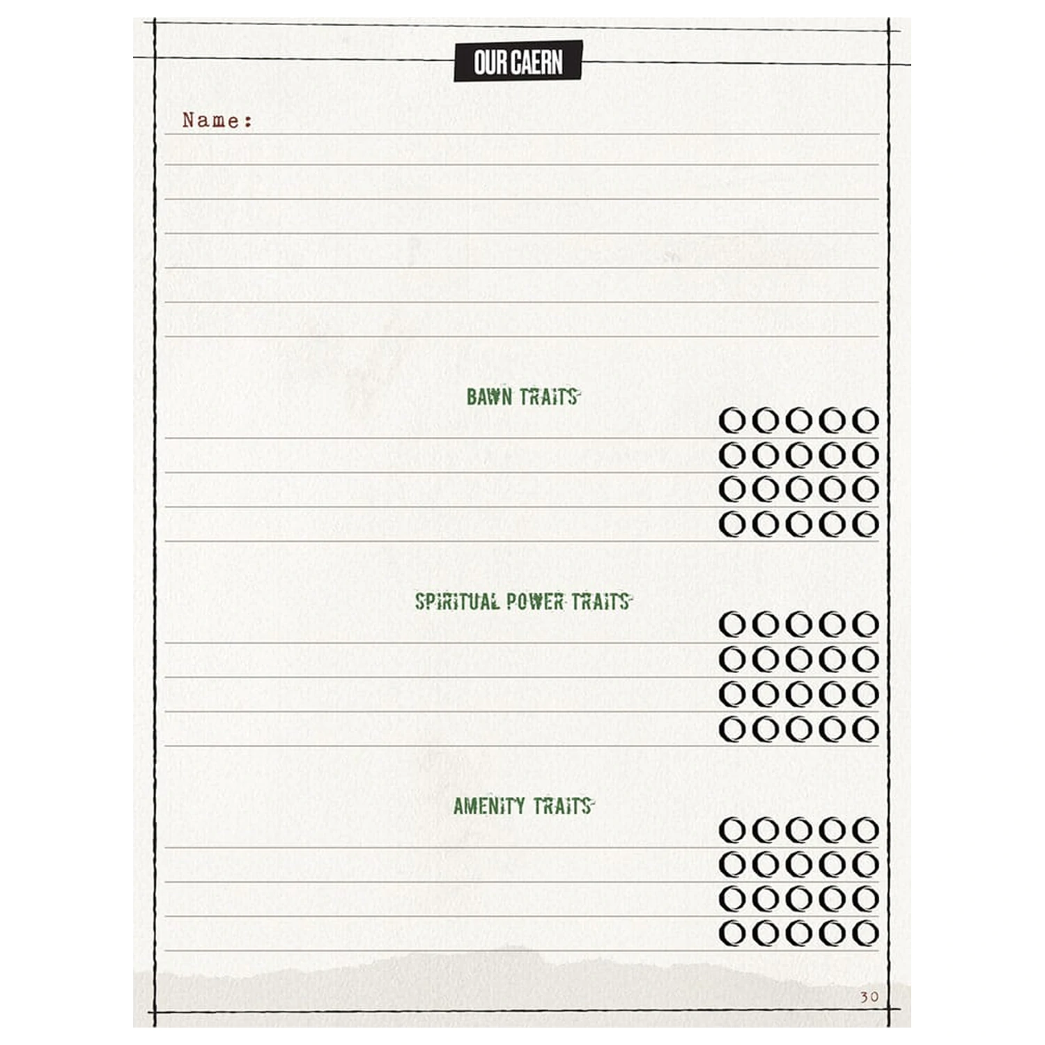 Werewolf: The Apocalypse 5th Edition Jurnal RPG cu foaie de personaje extinsa *Versiunea in engleza* poza produsului