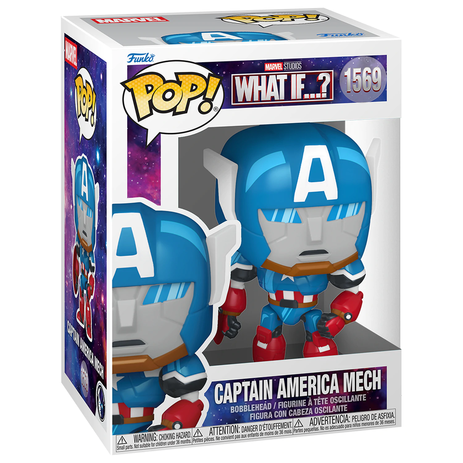 What If...? Funko POP! Figurina de vinil Captain America 9 cm poza produsului