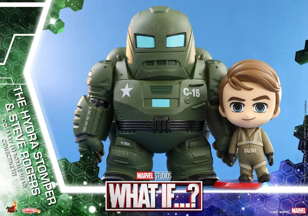 What If...? Cosbaby (S) Mini Figurine Hydra Stomper & Steve Rogers 10 cm poza produsului