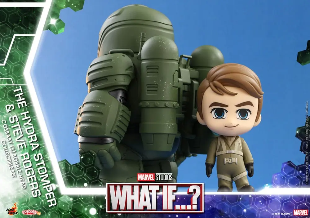 What If...? Cosbaby (S) Mini Figurine Hydra Stomper & Steve Rogers 10 cm poza produsului