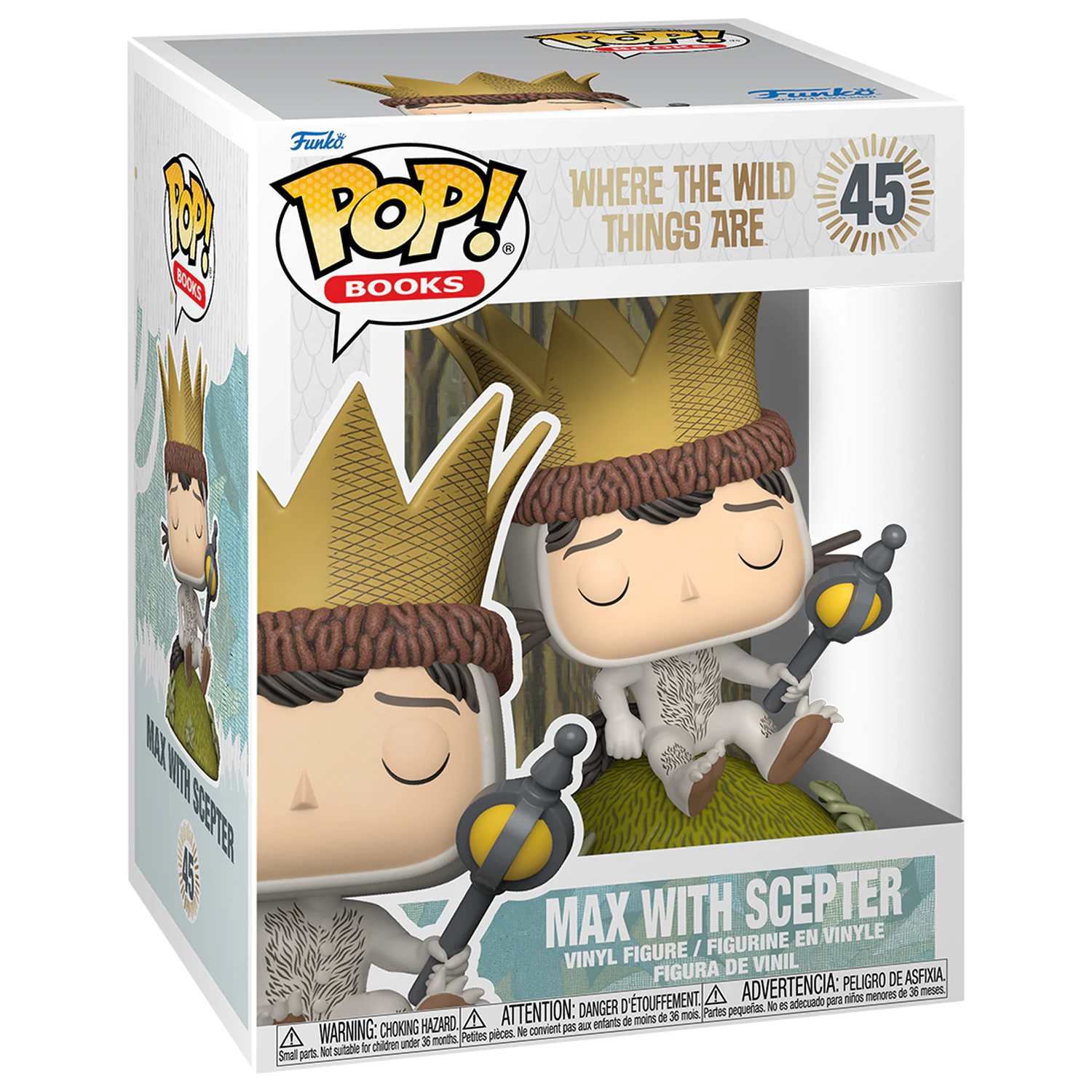 Where the Wild Things Are Funko POP! Figurina de Vinil Premium Max w/Scepter 9 cm poza produsului