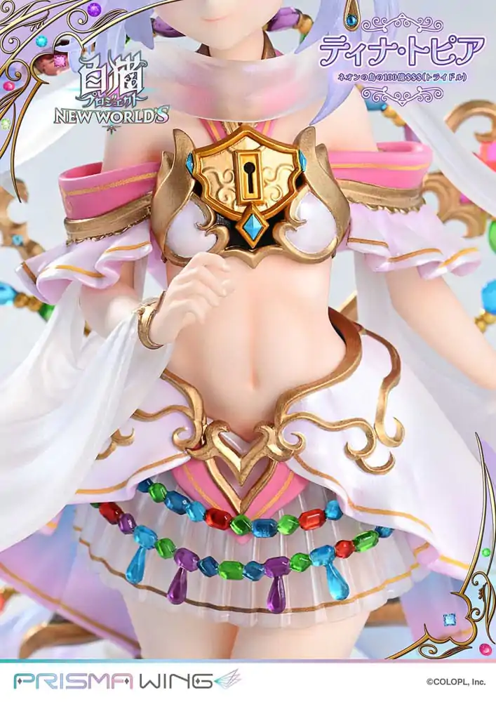 White Cat Project Prisma Wing statuie PVC 1/7 Tina Topia (The 10 Billion Tridollars of Neon Island) 22 cm poza produsului