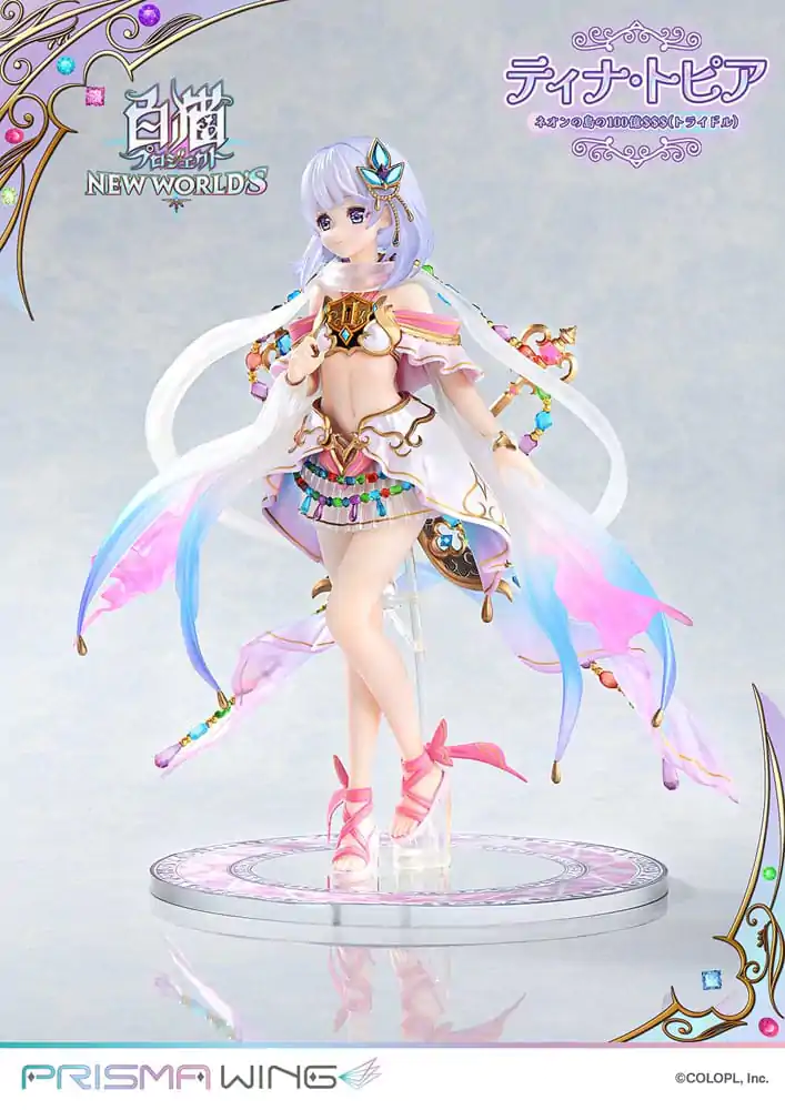 White Cat Project Prisma Wing statuie PVC 1/7 Tina Topia (The 10 Billion Tridollars of Neon Island) 22 cm poza produsului