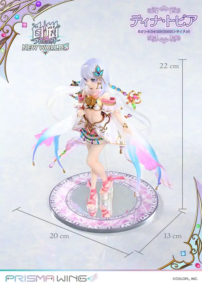 White Cat Project Prisma Wing statuie PVC 1/7 Tina Topia (The 10 Billion Tridollars of Neon Island) 22 cm poza produsului
