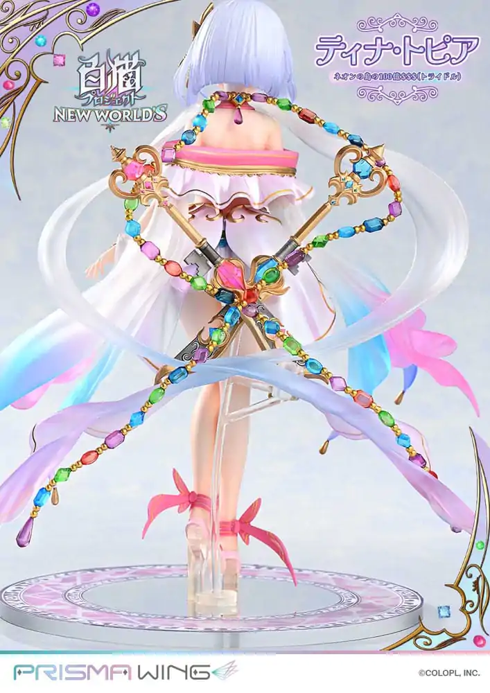 White Cat Project Prisma Wing statuie PVC 1/7 Tina Topia (The 10 Billion Tridollars of Neon Island) 22 cm poza produsului