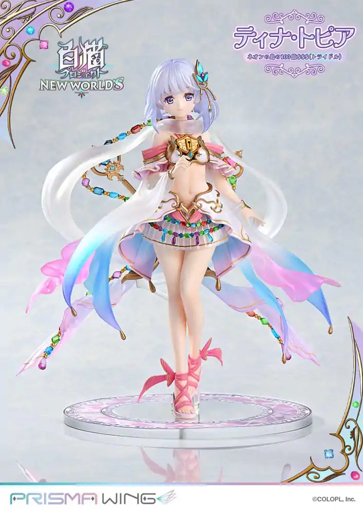 White Cat Project Prisma Wing statuie PVC 1/7 Tina Topia (The 10 Billion Tridollars of Neon Island) 22 cm poza produsului