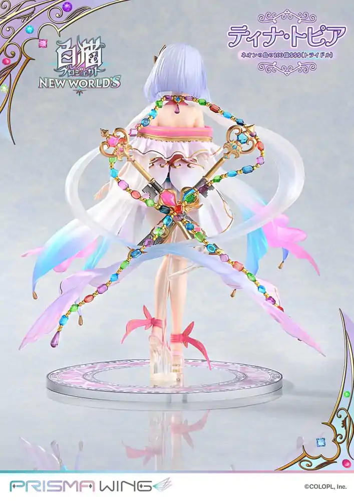 White Cat Project Prisma Wing statuie PVC 1/7 Tina Topia (The 10 Billion Tridollars of Neon Island) 22 cm poza produsului