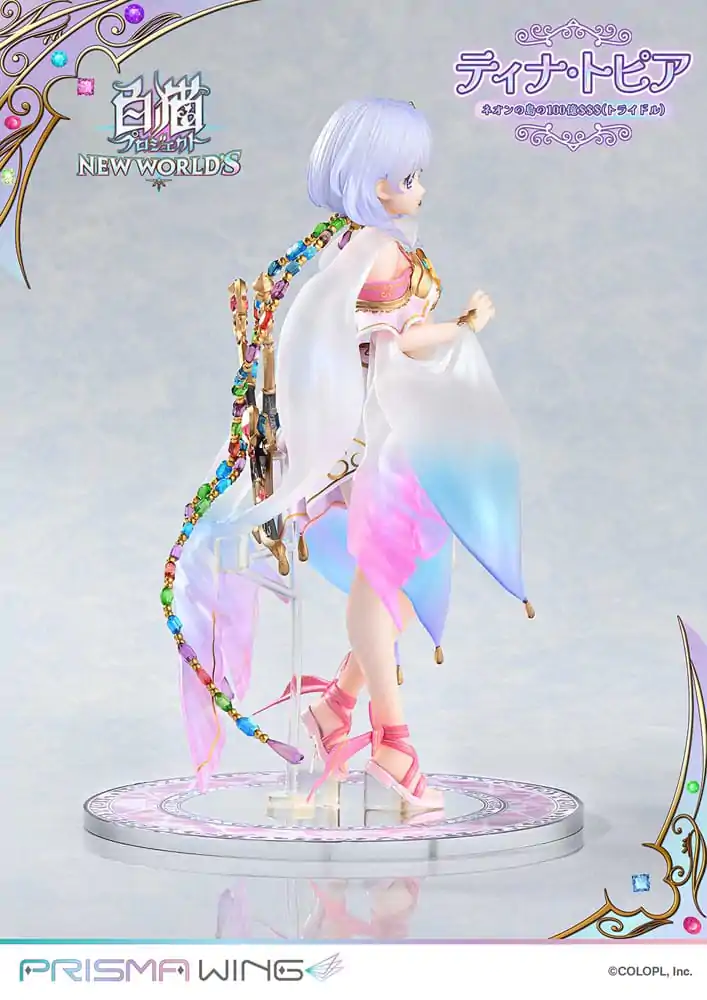 White Cat Project Prisma Wing statuie PVC 1/7 Tina Topia (The 10 Billion Tridollars of Neon Island) 22 cm poza produsului